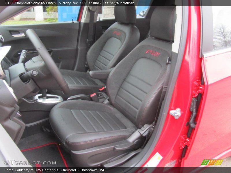 Front Seat of 2013 Sonic RS Hatch