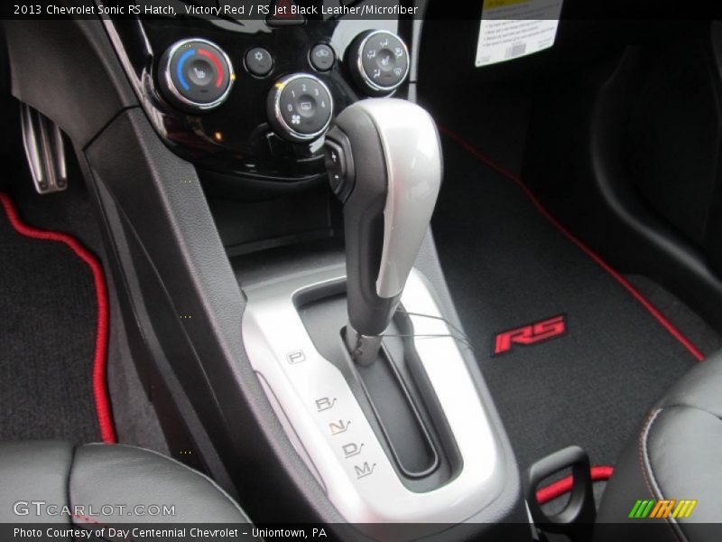 Victory Red / RS Jet Black Leather/Microfiber 2013 Chevrolet Sonic RS Hatch