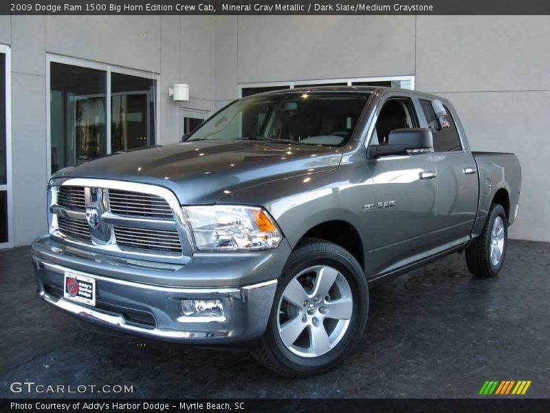 Mineral Gray Metallic / Dark Slate/Medium Graystone 2009 Dodge Ram 1500 Big Horn Edition Crew Cab
