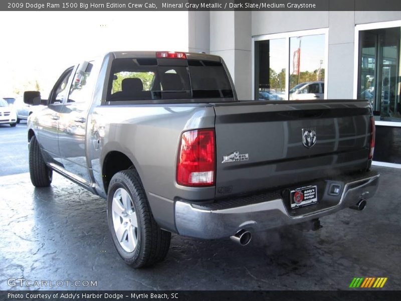 Mineral Gray Metallic / Dark Slate/Medium Graystone 2009 Dodge Ram 1500 Big Horn Edition Crew Cab