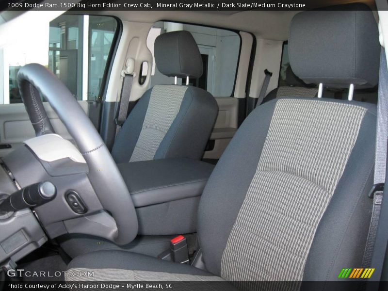 Mineral Gray Metallic / Dark Slate/Medium Graystone 2009 Dodge Ram 1500 Big Horn Edition Crew Cab