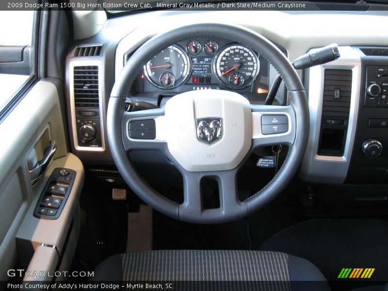 Mineral Gray Metallic / Dark Slate/Medium Graystone 2009 Dodge Ram 1500 Big Horn Edition Crew Cab