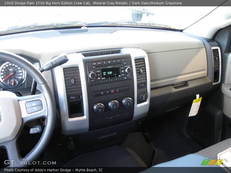 Mineral Gray Metallic / Dark Slate/Medium Graystone 2009 Dodge Ram 1500 Big Horn Edition Crew Cab