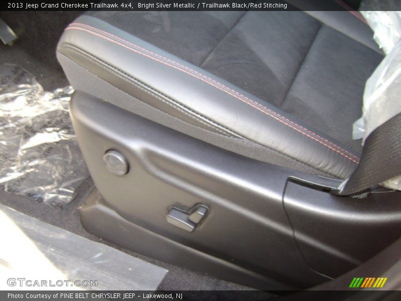 Bright Silver Metallic / Trailhawk Black/Red Stitching 2013 Jeep Grand Cherokee Trailhawk 4x4