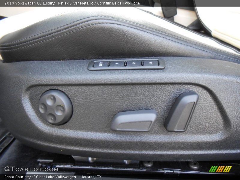Reflex Silver Metallic / Cornsilk Beige Two Tone 2010 Volkswagen CC Luxury