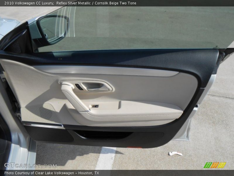Reflex Silver Metallic / Cornsilk Beige Two Tone 2010 Volkswagen CC Luxury