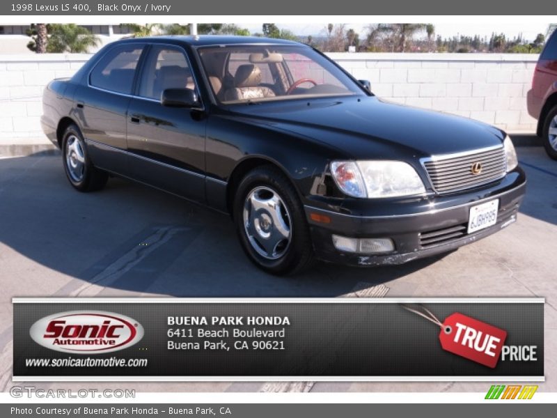 Black Onyx / Ivory 1998 Lexus LS 400