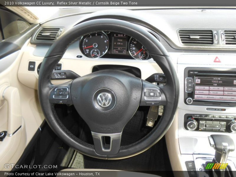 Reflex Silver Metallic / Cornsilk Beige Two Tone 2010 Volkswagen CC Luxury