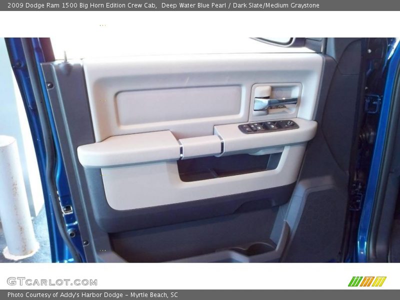 Deep Water Blue Pearl / Dark Slate/Medium Graystone 2009 Dodge Ram 1500 Big Horn Edition Crew Cab