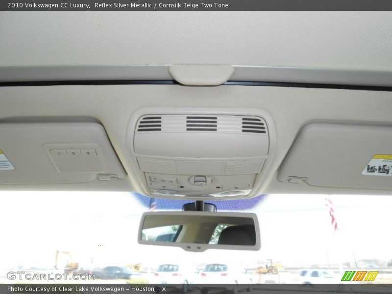 Reflex Silver Metallic / Cornsilk Beige Two Tone 2010 Volkswagen CC Luxury