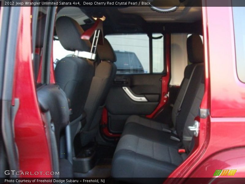 Deep Cherry Red Crystal Pearl / Black 2012 Jeep Wrangler Unlimited Sahara 4x4