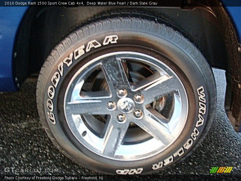 Deep Water Blue Pearl / Dark Slate Gray 2010 Dodge Ram 1500 Sport Crew Cab 4x4