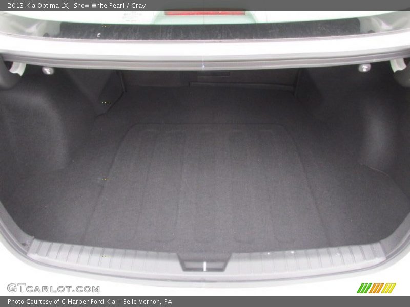 Snow White Pearl / Gray 2013 Kia Optima LX