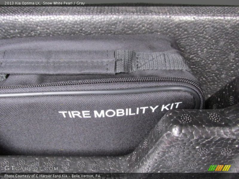 Snow White Pearl / Gray 2013 Kia Optima LX