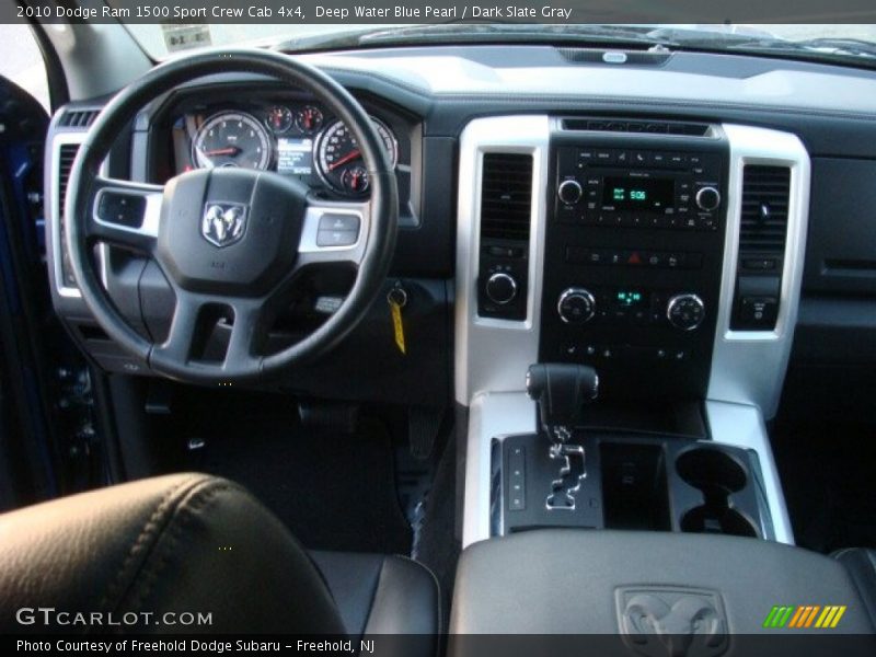 Deep Water Blue Pearl / Dark Slate Gray 2010 Dodge Ram 1500 Sport Crew Cab 4x4