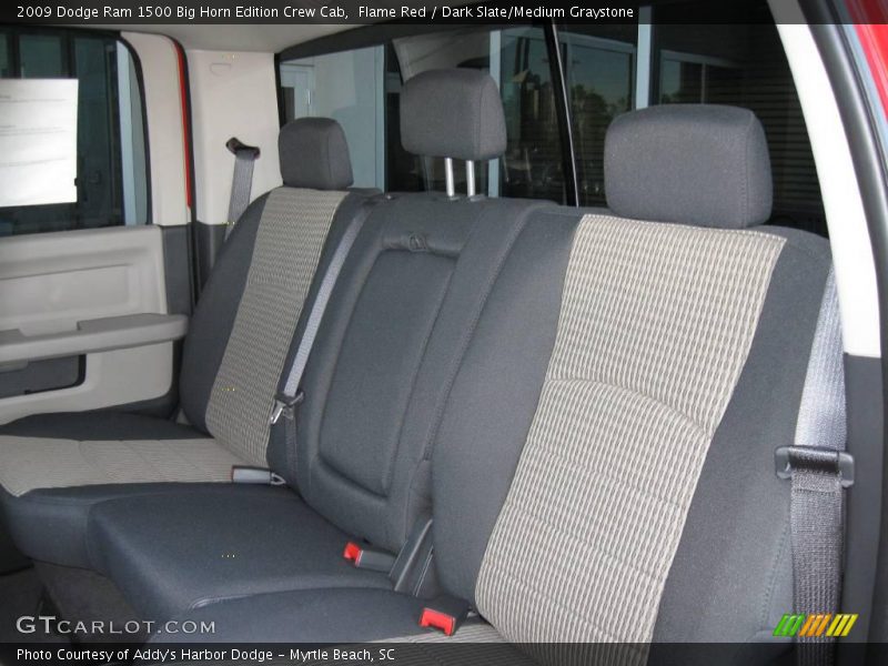Flame Red / Dark Slate/Medium Graystone 2009 Dodge Ram 1500 Big Horn Edition Crew Cab