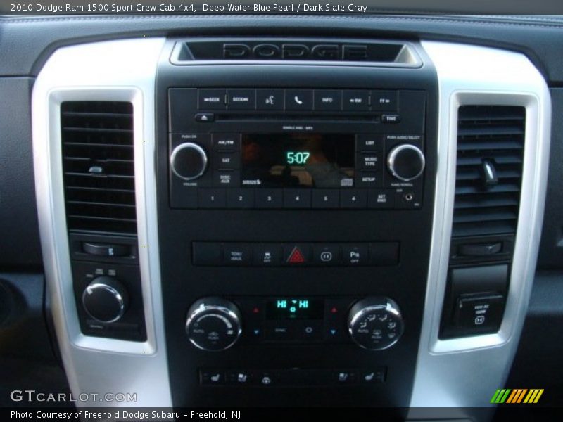 Deep Water Blue Pearl / Dark Slate Gray 2010 Dodge Ram 1500 Sport Crew Cab 4x4