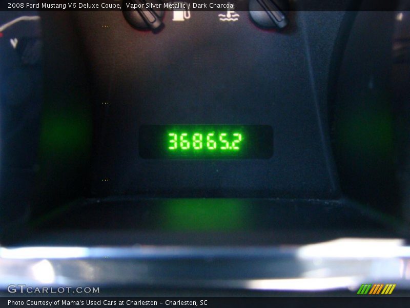 Vapor Silver Metallic / Dark Charcoal 2008 Ford Mustang V6 Deluxe Coupe