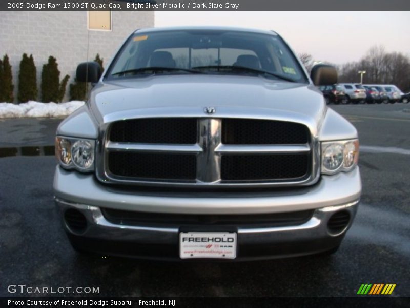 Bright Silver Metallic / Dark Slate Gray 2005 Dodge Ram 1500 ST Quad Cab