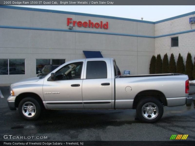 Bright Silver Metallic / Dark Slate Gray 2005 Dodge Ram 1500 ST Quad Cab