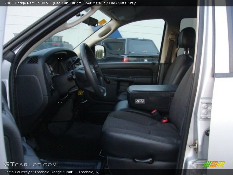 Bright Silver Metallic / Dark Slate Gray 2005 Dodge Ram 1500 ST Quad Cab