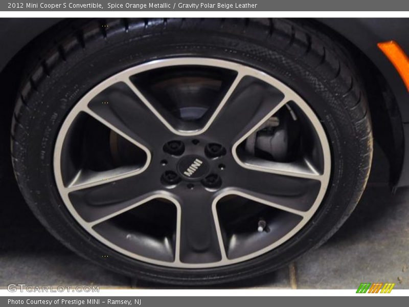 Spice Orange Metallic / Gravity Polar Beige Leather 2012 Mini Cooper S Convertible
