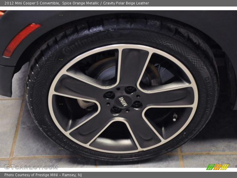 Spice Orange Metallic / Gravity Polar Beige Leather 2012 Mini Cooper S Convertible