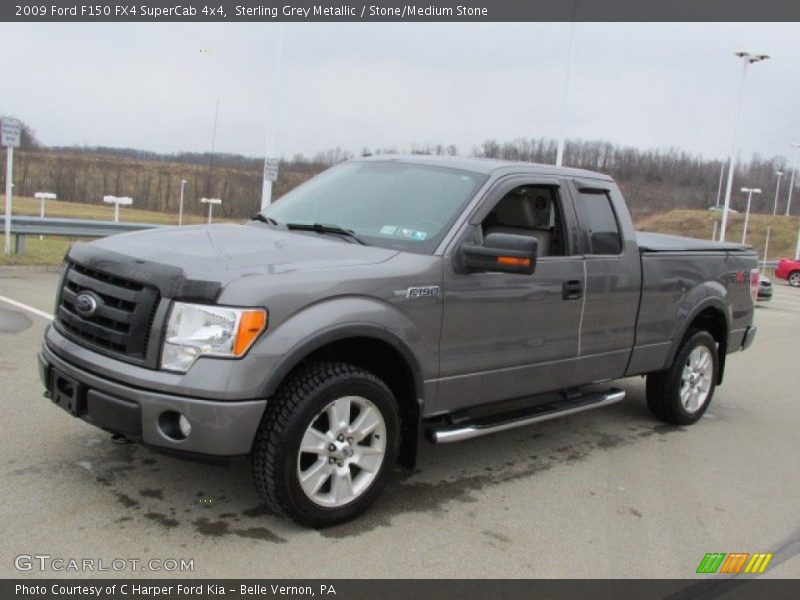 Sterling Grey Metallic / Stone/Medium Stone 2009 Ford F150 FX4 SuperCab 4x4