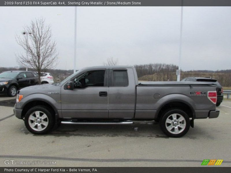 Sterling Grey Metallic / Stone/Medium Stone 2009 Ford F150 FX4 SuperCab 4x4