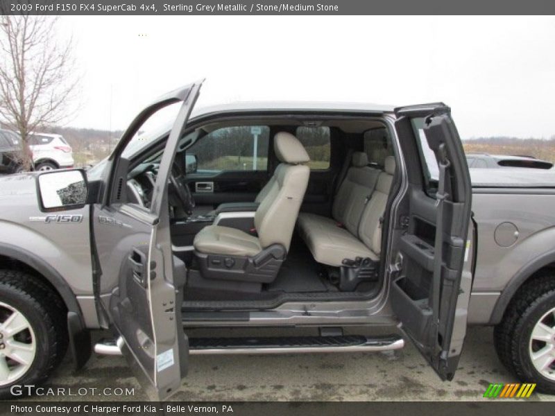 Sterling Grey Metallic / Stone/Medium Stone 2009 Ford F150 FX4 SuperCab 4x4