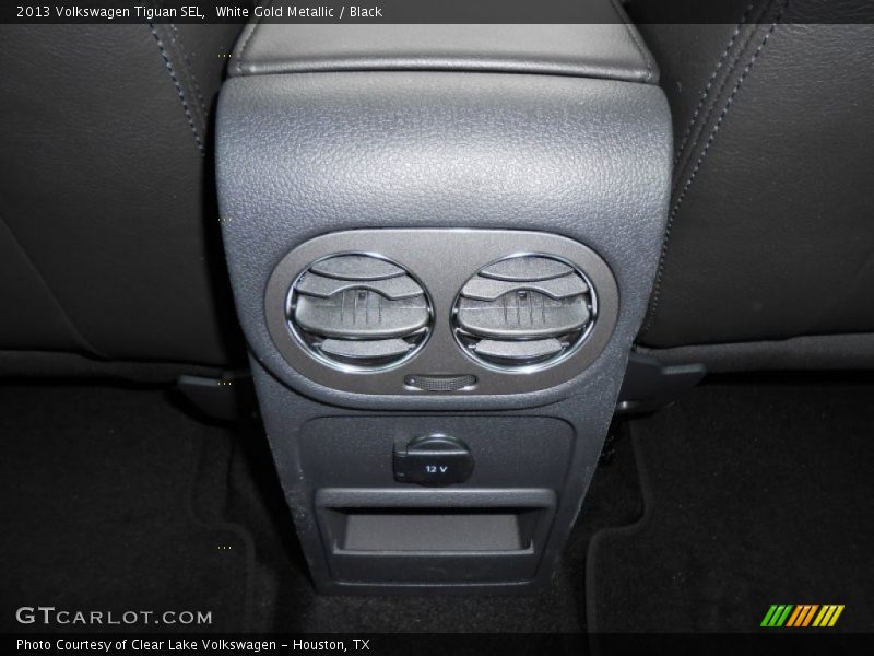 White Gold Metallic / Black 2013 Volkswagen Tiguan SEL