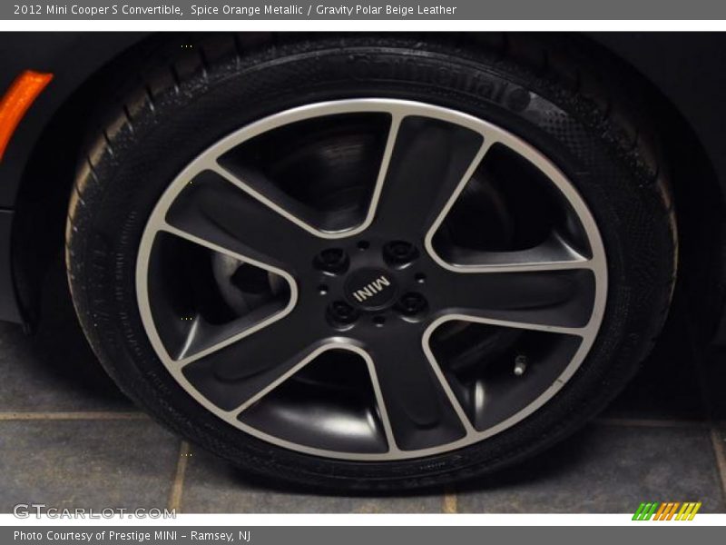 Spice Orange Metallic / Gravity Polar Beige Leather 2012 Mini Cooper S Convertible