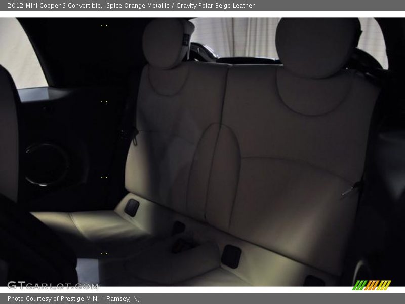 Spice Orange Metallic / Gravity Polar Beige Leather 2012 Mini Cooper S Convertible