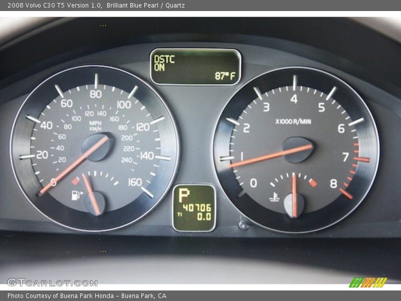  2008 C30 T5 Version 1.0 T5 Version 1.0 Gauges