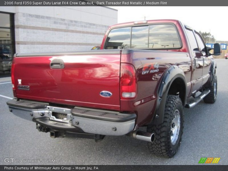 Dark Toreador Red Metallic / Medium Flint 2006 Ford F350 Super Duty Lariat FX4 Crew Cab 4x4