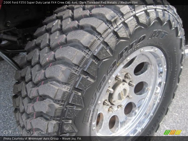 Dark Toreador Red Metallic / Medium Flint 2006 Ford F350 Super Duty Lariat FX4 Crew Cab 4x4
