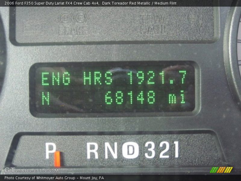 Dark Toreador Red Metallic / Medium Flint 2006 Ford F350 Super Duty Lariat FX4 Crew Cab 4x4