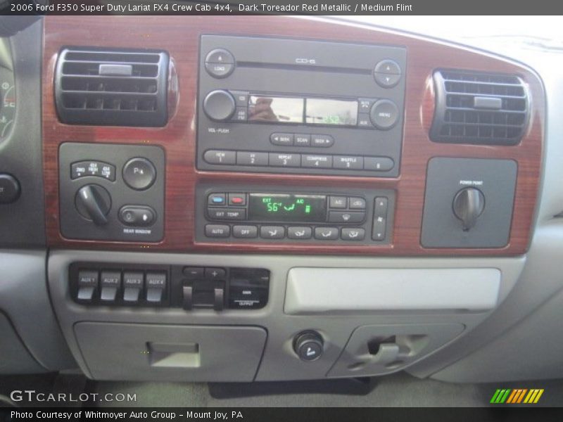 Dark Toreador Red Metallic / Medium Flint 2006 Ford F350 Super Duty Lariat FX4 Crew Cab 4x4