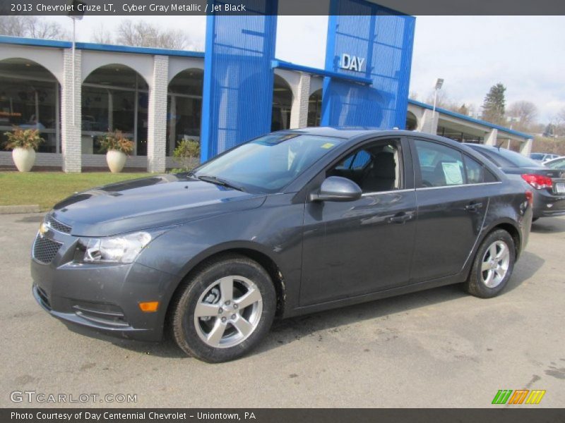 Cyber Gray Metallic / Jet Black 2013 Chevrolet Cruze LT