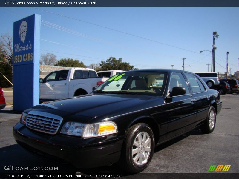 Black / Charcoal Black 2006 Ford Crown Victoria LX