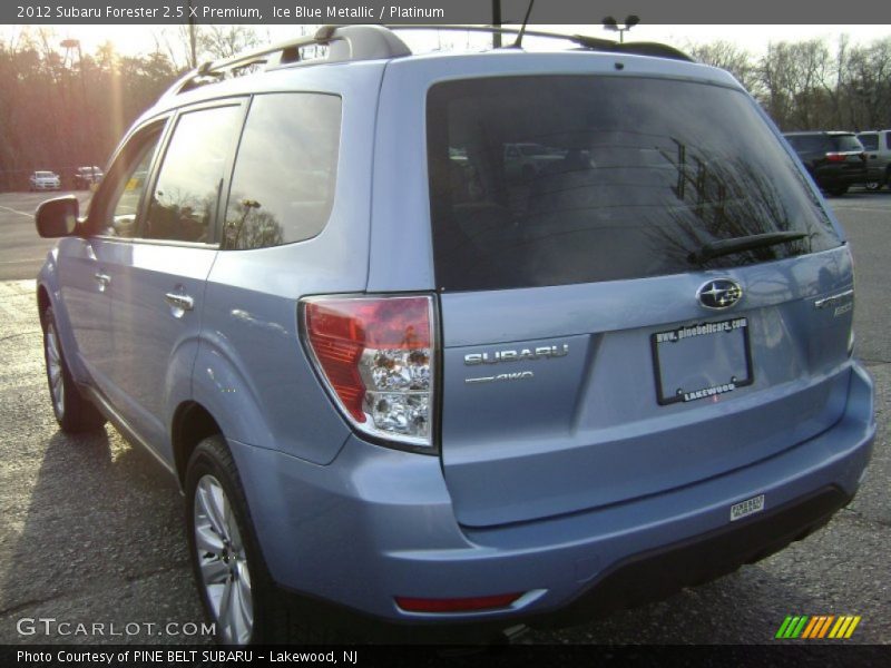 Ice Blue Metallic / Platinum 2012 Subaru Forester 2.5 X Premium