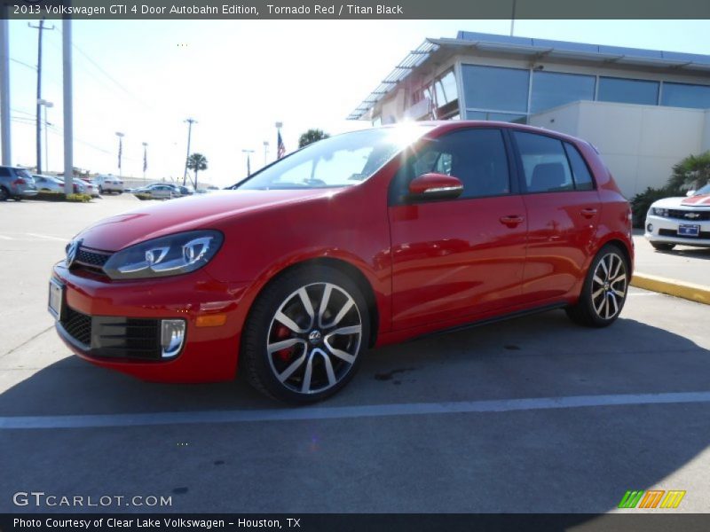 Tornado Red / Titan Black 2013 Volkswagen GTI 4 Door Autobahn Edition