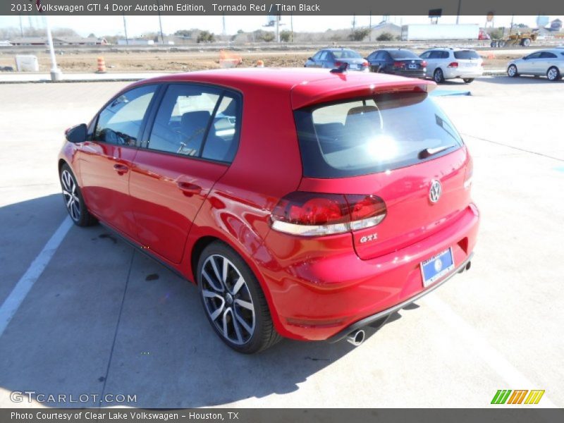 Tornado Red / Titan Black 2013 Volkswagen GTI 4 Door Autobahn Edition
