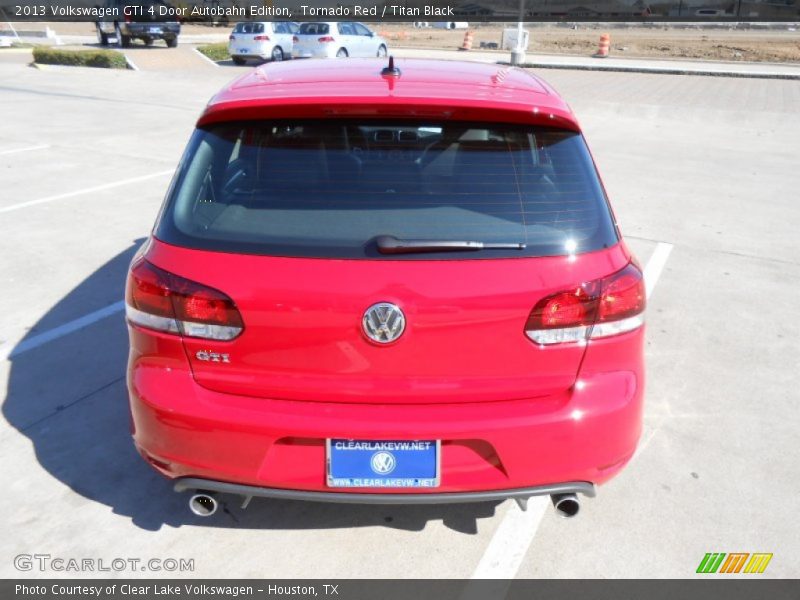 Tornado Red / Titan Black 2013 Volkswagen GTI 4 Door Autobahn Edition