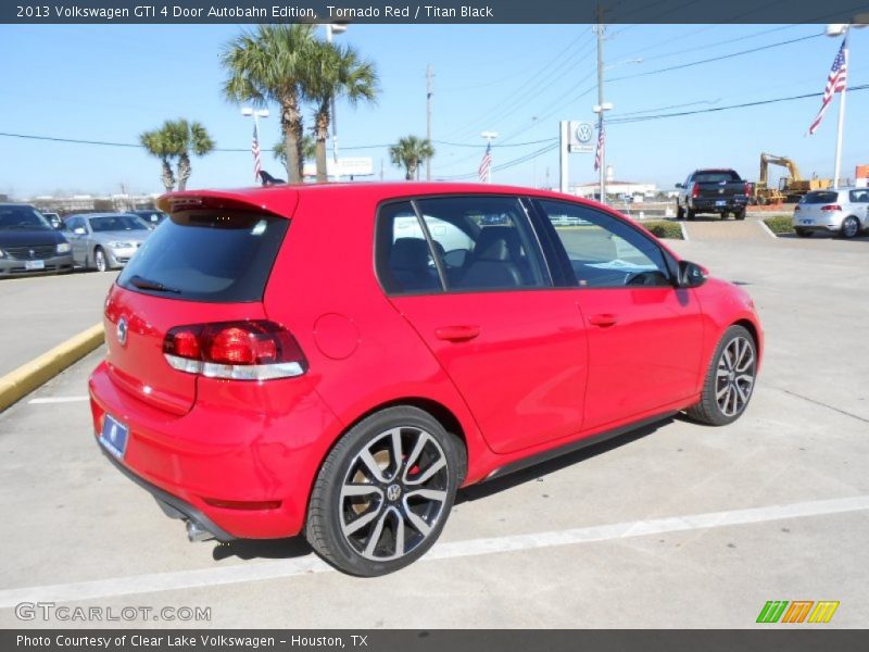 Tornado Red / Titan Black 2013 Volkswagen GTI 4 Door Autobahn Edition