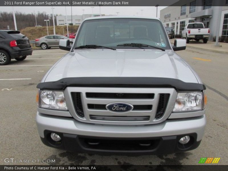 Silver Metallic / Medium Dark Flint 2011 Ford Ranger Sport SuperCab 4x4