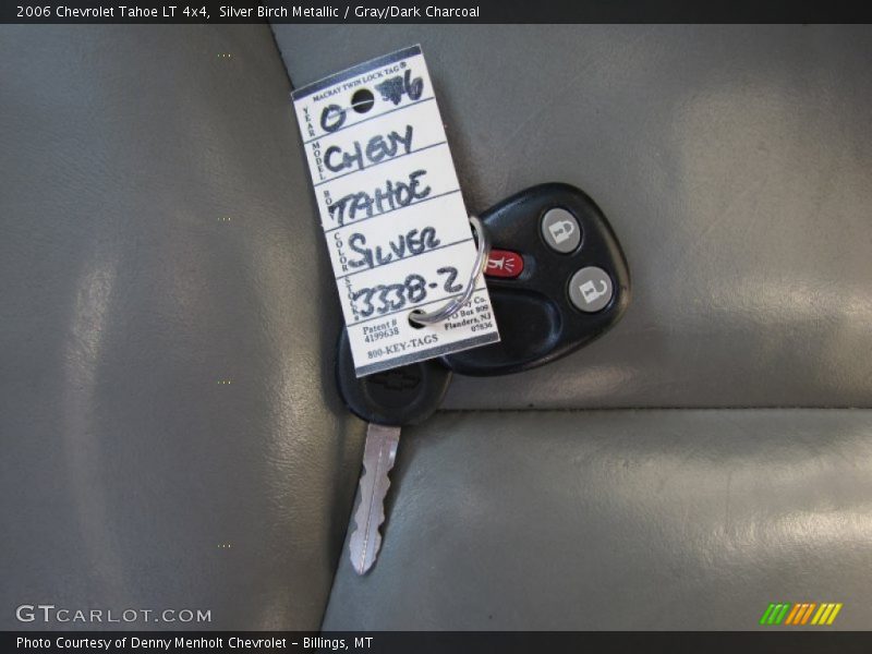 Silver Birch Metallic / Gray/Dark Charcoal 2006 Chevrolet Tahoe LT 4x4