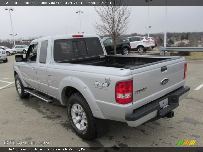 Silver Metallic / Medium Dark Flint 2011 Ford Ranger Sport SuperCab 4x4