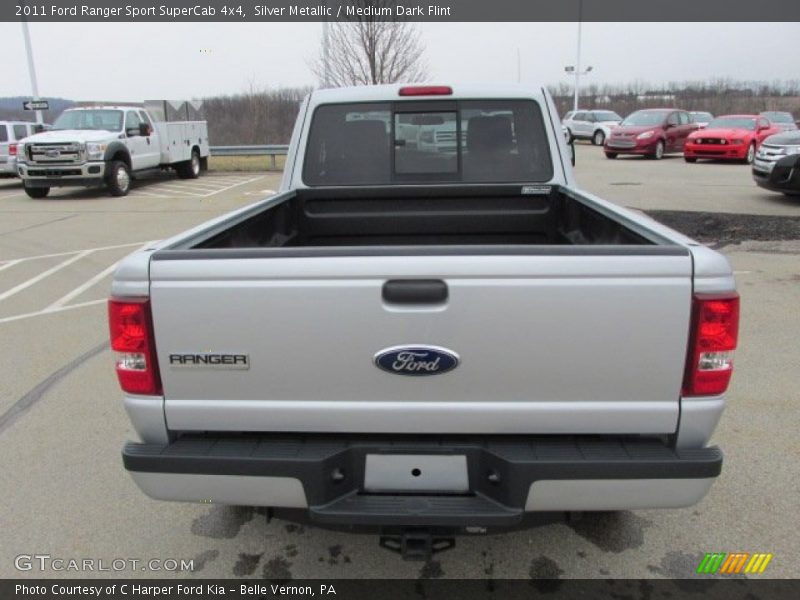 Silver Metallic / Medium Dark Flint 2011 Ford Ranger Sport SuperCab 4x4