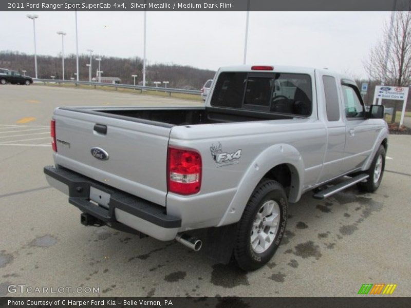 Silver Metallic / Medium Dark Flint 2011 Ford Ranger Sport SuperCab 4x4
